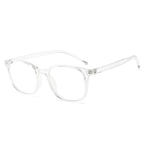 Blue Light Blocking Glasses Computer Reading Glasses TR90 Square Eyewear Frame Clear Lens Anti Eyestrain Anti UV Lightweight
