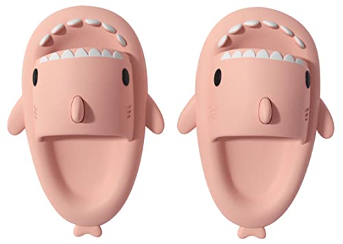 Cysincos Original Upgraded Shark Slides Squishy Cloud Slides Anti-Slip House Shark Slippers Beach Shoes Casual Shark Slide Sandals