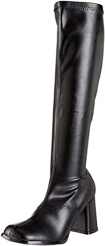 Funtasma by Pleaser Women's Gogo-300 Boot,Black Stretch,6 M US