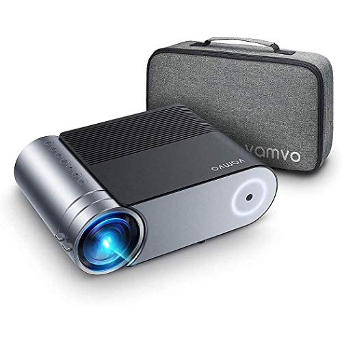 Mini Projector, Vamvo L4200 Portable Video Projector, Full HD 1080P 200 Display Supported; Outdoor Movie Projector 3800 Lux with 50,000 Hrs, Compatible with Fire TV Stick, PS4, HDMI, VGA, AV and USB