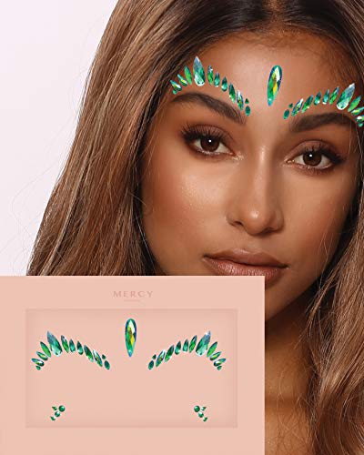 Poison Ivy Face Jewels Mercy London Poison Ivy Costume Accessories Face Gems Jewels All In One Festival Headpiece Stick On