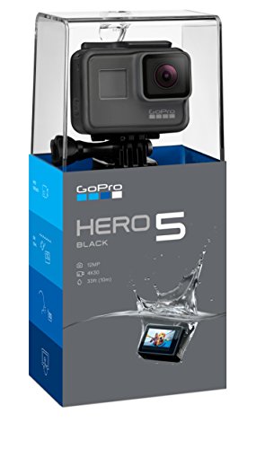 GoPro Hero5 Black Waterproof Digital Action Camera for Travel with Touch Screen 4K HD Video 12MP Photos