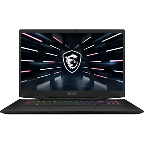 MSI Stealth GS77 17.3" UHD 4K 120Hz Ultra Thin & Light Gaming Laptop: Intel Core i9-12900H RTX 3080 Ti 32GB DDR5 1TB NVMe SSD, USB-Type C, Thunderbolt 4, CNC Aluminum, Win11 Pro: Core Black 1...