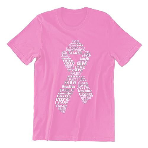 Promotion & Beyond Breast Cancer Awareness Pink Ribbon T-Shirt for Men Stand up to Cancer Shirts