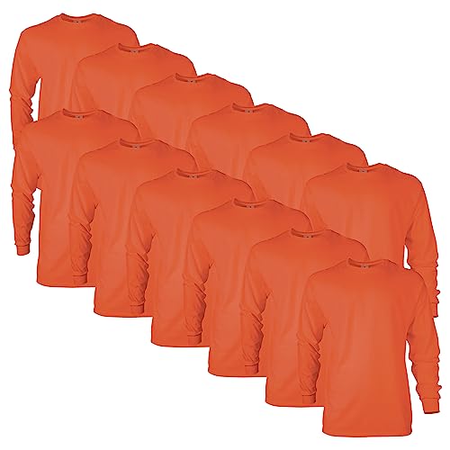 Gildan Adult Ultra Cotton Long Sleeve T-Shirt, Style G2400, Multipack