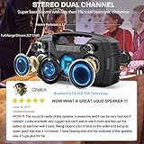 AOMAIS GO Bluetooth Speakers, 40H Playtime Outdoor Portable Speaker, 40W Stereo Sound Rich Bass, IPX7 Waterproof Bluetooth 5.0 Wireless Pairing,10000mAh Power Bank, for Party, Travel,Indoor