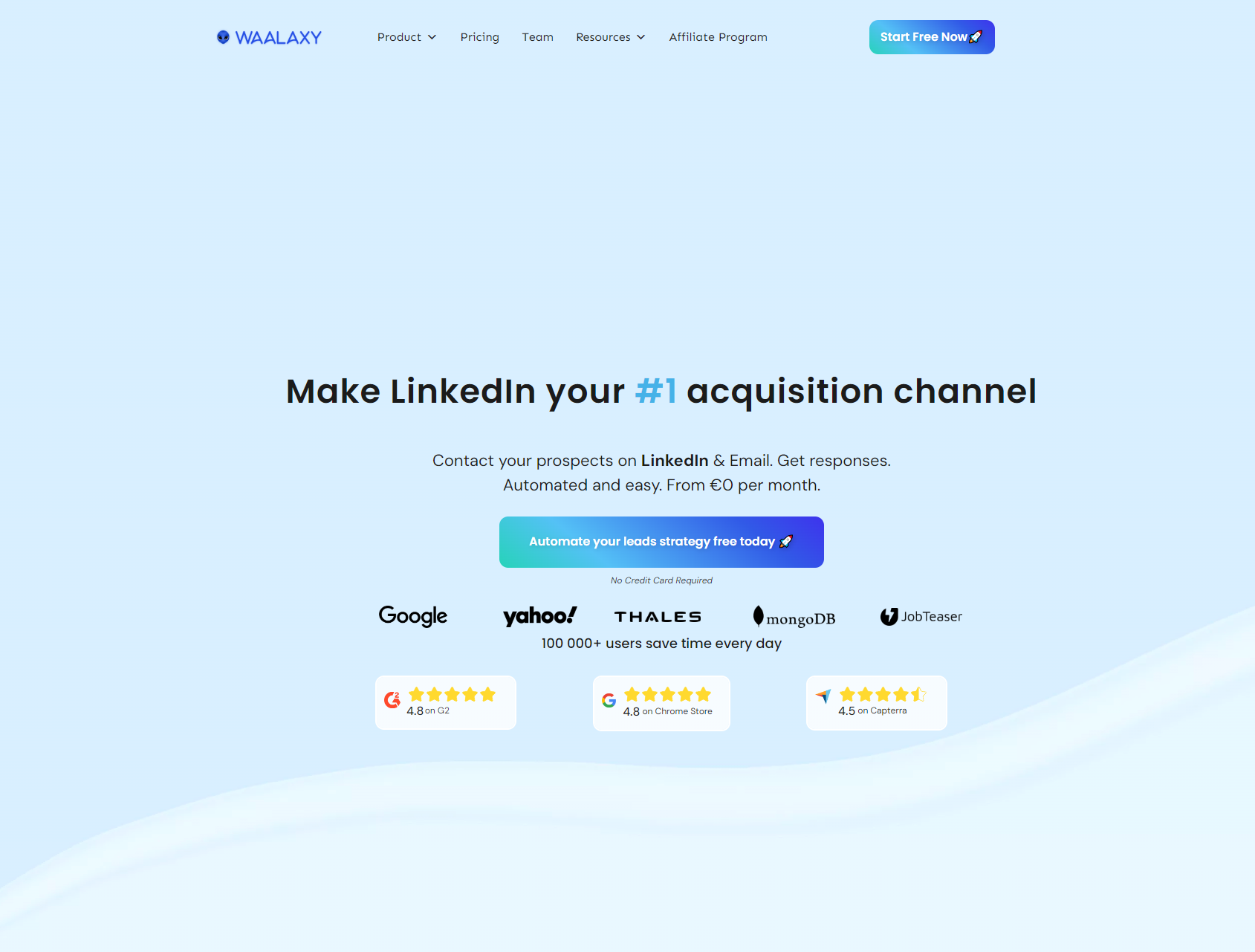 Waalaxy (1 Month Free)