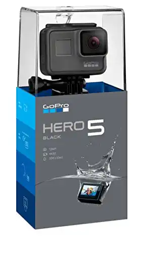 GoPro Hero5 Black Waterproof Digital Action Camera for Travel with Touch Screen 4K HD Video 12MP Photos